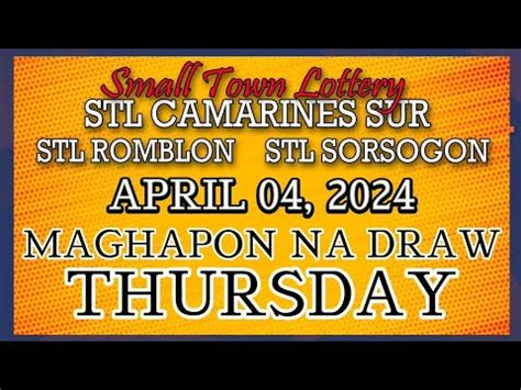 stl result today sorsogon